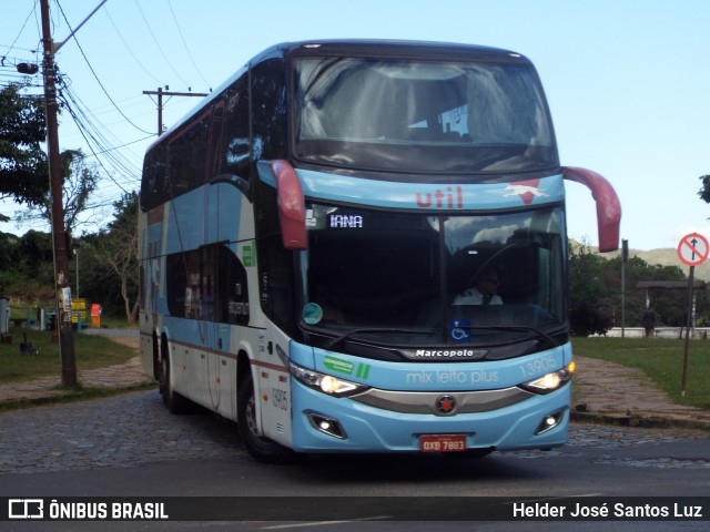 UTIL - União Transporte Interestadual de Luxo 13905 na cidade de Ouro Preto, Minas Gerais, Brasil, por Helder José Santos Luz. ID da foto: 12071333.