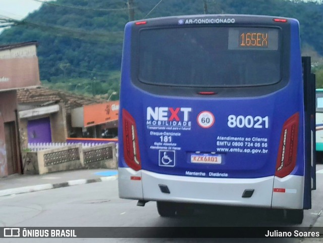 Next Mobilidade - ABC Sistema de Transporte 80.021 na cidade de Rio Grande da Serra, São Paulo, Brasil, por Juliano Soares. ID da foto: 12070952.