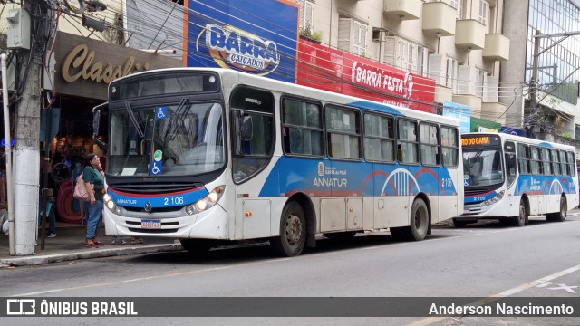 Annatur Transportes 2 106 na cidade de Barra do Piraí, Rio de Janeiro, Brasil, por Anderson Nascimento. ID da foto: 12071350.