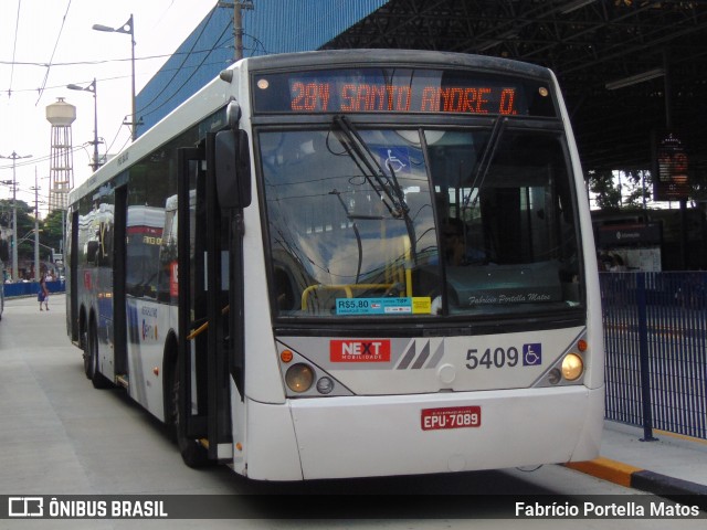 Next Mobilidade - ABC Sistema de Transporte 5409 na cidade de Santo André, São Paulo, Brasil, por Fabrício Portella Matos. ID da foto: 12072656.