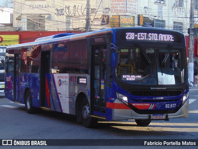 Next Mobilidade - ABC Sistema de Transporte 82.617 na cidade de Santo André, São Paulo, Brasil, por Fabrício Portella Matos. ID da foto: 12072520.