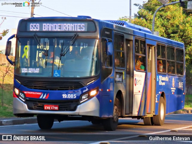 Transportes Capellini 19.085 na cidade de Campinas, São Paulo, Brasil, por Guilherme Estevan. ID da foto: 12072020.