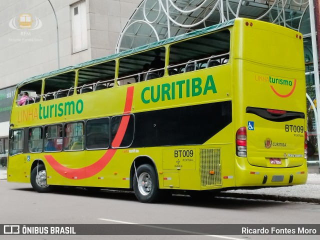 Transporte Coletivo Glória BT009 na cidade de Curitiba, Paraná, Brasil, por Ricardo Fontes Moro. ID da foto: 12071267.