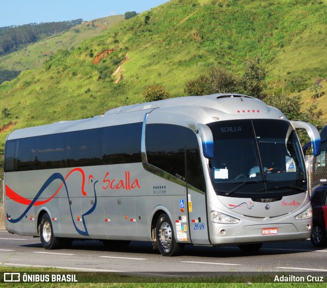 Scalla Tur Transportes 2018 na cidade de Aparecida, São Paulo, Brasil, por Adailton Cruz. ID da foto: 12072084.