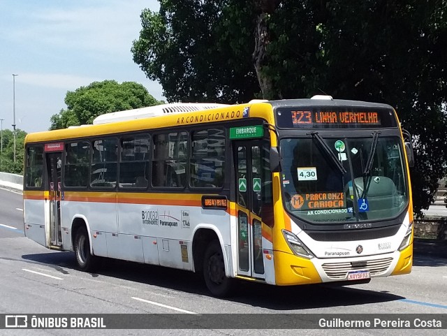Transportes Paranapuan B10032 na cidade de Rio de Janeiro, Rio de Janeiro, Brasil, por Guilherme Pereira Costa. ID da foto: 12072672.