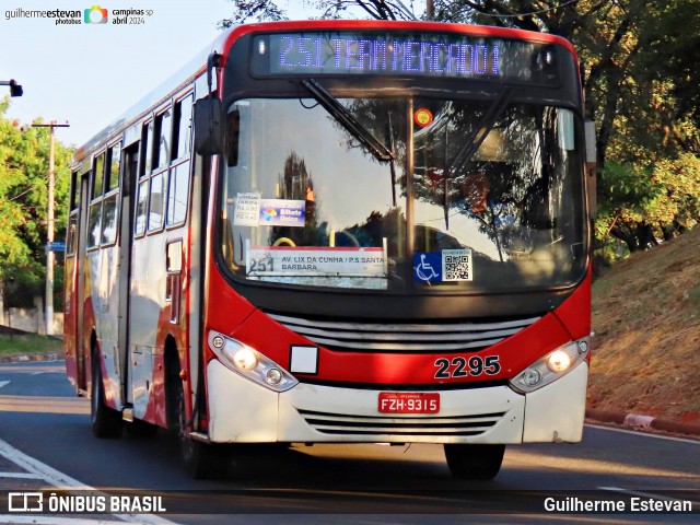 Expresso CampiBus 2295 na cidade de Campinas, São Paulo, Brasil, por Guilherme Estevan. ID da foto: 12072098.