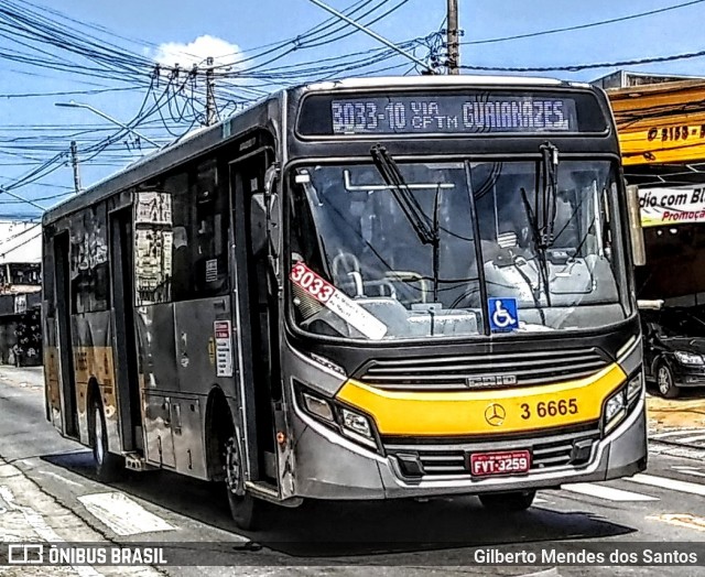 Transunião Transportes 3 6665 na cidade de São Paulo, São Paulo, Brasil, por Gilberto Mendes dos Santos. ID da foto: 12070876.