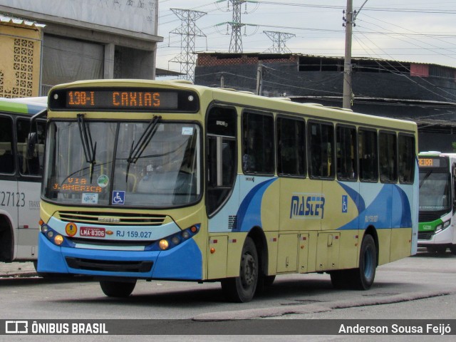 Master Transportes Coletivos de Passageiros RJ 159.027 na cidade de Rio de Janeiro, Rio de Janeiro, Brasil, por Anderson Sousa Feijó. ID da foto: 12072835.