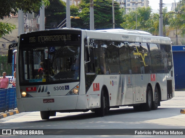 Next Mobilidade - ABC Sistema de Transporte 5308 na cidade de Santo André, São Paulo, Brasil, por Fabrício Portella Matos. ID da foto: 12072646.