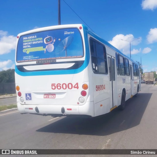 Rodoviária Santa Rita > SIM - Sistema Integrado Metropolitano > TR Transportes 56004 na cidade de João Pessoa, Paraíba, Brasil, por Simão Cirineu. ID da foto: 12071387.