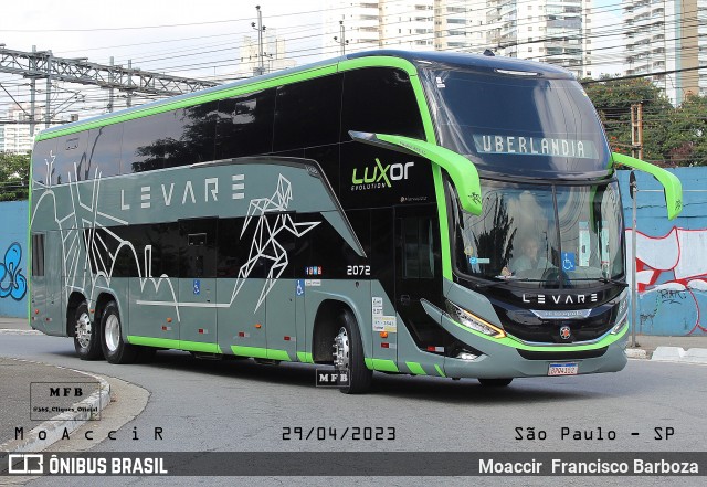 Levare Transportes 2072 na cidade de São Paulo, São Paulo, Brasil, por Moaccir  Francisco Barboza. ID da foto: 12071199.