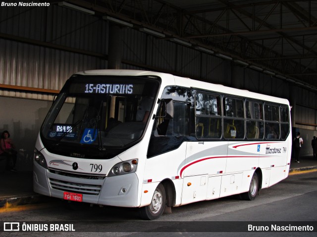 Auto Ônibus Moratense 799 na cidade de Francisco Morato, São Paulo, Brasil, por Bruno Nascimento. ID da foto: 12070921.