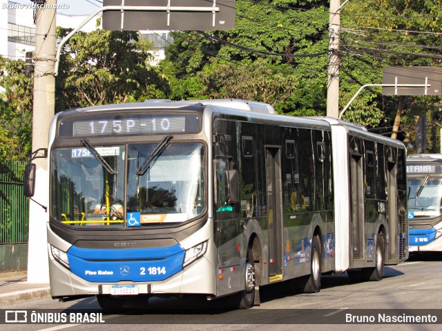 Sambaíba Transportes Urbanos 2 1814 na cidade de São Paulo, São Paulo, Brasil, por Bruno Nascimento. ID da foto: 12070950.