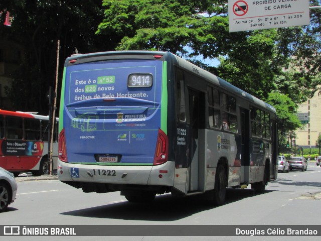 Milênio Transportes 11222 na cidade de Belo Horizonte, Minas Gerais, Brasil, por Douglas Célio Brandao. ID da foto: 12072565.