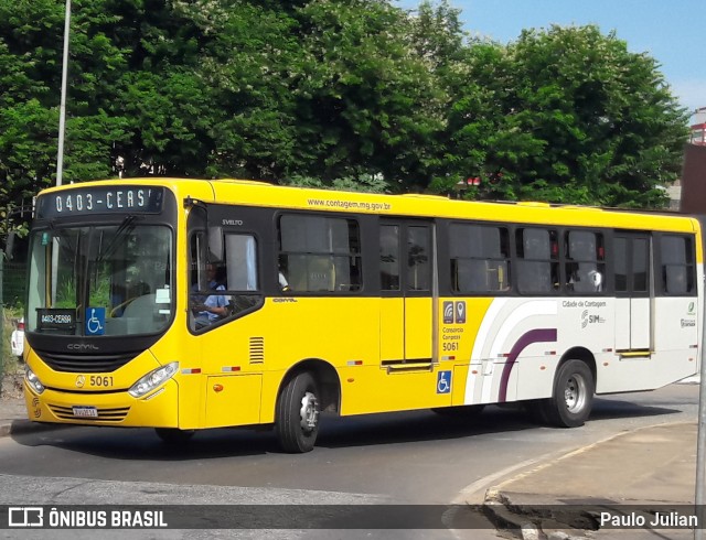 Laguna Auto Ônibus 5061 na cidade de Contagem, Minas Gerais, Brasil, por Paulo Julian. ID da foto: 12072705.