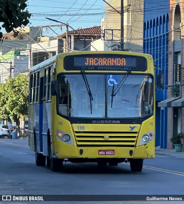 Viação Sudeste 116 na cidade de Marataízes, Espírito Santo, Brasil, por Guilherme Neves. ID da foto: 12072960.