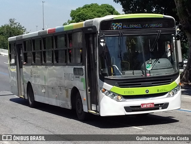 Transportes Paranapuan B10029 na cidade de Rio de Janeiro, Rio de Janeiro, Brasil, por Guilherme Pereira Costa. ID da foto: 12070911.