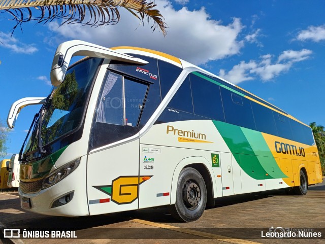 Empresa Gontijo de Transportes 7135 na cidade de Patos de Minas, Minas Gerais, Brasil, por Leonardo Nunes. ID da foto: 12072934.
