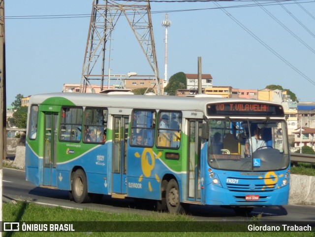 Metropolitana Transportes e Serviços 11021 na cidade de Vitória, Espírito Santo, Brasil, por Giordano Trabach. ID da foto: 12072480.