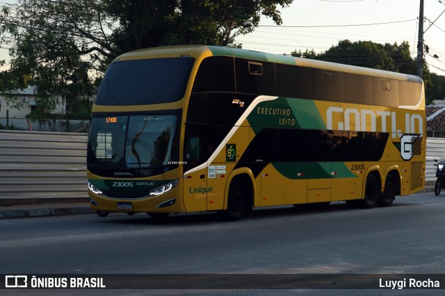 Empresa Gontijo de Transportes 23005 na cidade de Porto Seguro, Bahia, Brasil, por Luygi Rocha. ID da foto: 12071788.