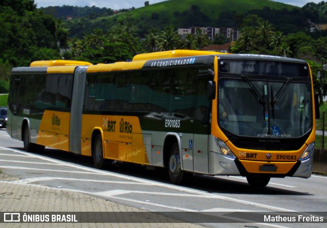 Mobi Rio E901083 na cidade de Barra Mansa, Rio de Janeiro, Brasil, por Matheus Freitas. ID da foto: 12072862.