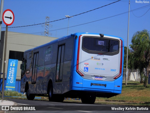 BRT Sorocaba Concessionária de Serviços Públicos SPE S/A 3067 na cidade de Sorocaba, São Paulo, Brasil, por Weslley Kelvin Batista. ID da foto: 12072136.