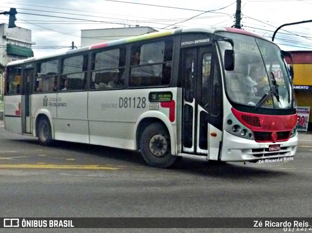 Rio Rotas Transporte e Turismo D81128 na cidade de Rio de Janeiro, Rio de Janeiro, Brasil, por Zé Ricardo Reis. ID da foto: 12071293.