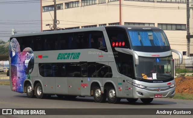 Eucatur - Empresa União Cascavel de Transportes e Turismo 5310 na cidade de Porto Velho, Rondônia, Brasil, por Andrey Gustavo. ID da foto: 12072413.