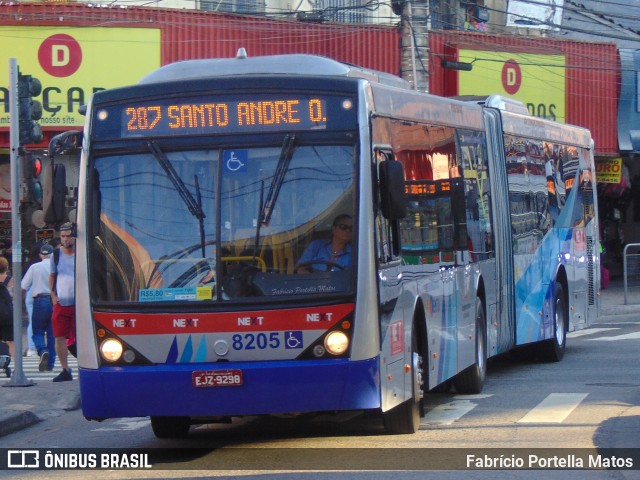 Next Mobilidade - ABC Sistema de Transporte 8205 na cidade de Santo André, São Paulo, Brasil, por Fabrício Portella Matos. ID da foto: 12072295.