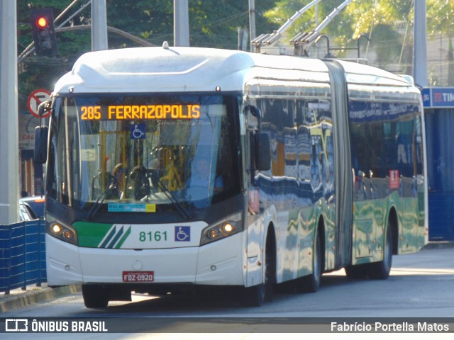 Next Mobilidade - ABC Sistema de Transporte 8161 na cidade de Santo André, São Paulo, Brasil, por Fabrício Portella Matos. ID da foto: 12072637.