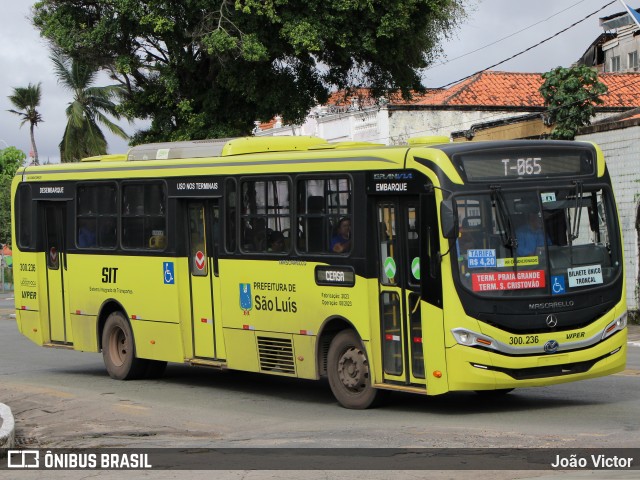 Víper Transportes 300.236 na cidade de São Luís, Maranhão, Brasil, por João Victor. ID da foto: 12072593.