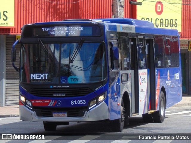 Next Mobilidade - ABC Sistema de Transporte 81.053 na cidade de Santo André, São Paulo, Brasil, por Fabrício Portella Matos. ID da foto: 12072609.