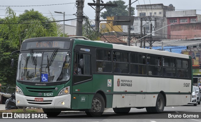 Transunião Transportes 5 6247 na cidade de São Paulo, São Paulo, Brasil, por Bruno Gomes. ID da foto: 12072488.