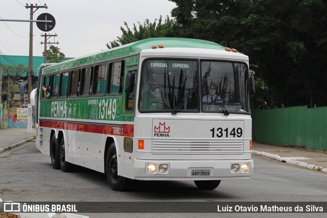 Empresa de Ônibus Nossa Senhora da Penha 13149 na cidade de São Paulo, São Paulo, Brasil, por Luiz Otavio Matheus da Silva. ID da foto: 12071896.