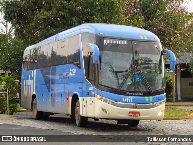 UTIL - União Transporte Interestadual de Luxo 9229 na cidade de Juiz de Fora, Minas Gerais, Brasil, por Tailisson Fernandes. ID da foto: 12072825.