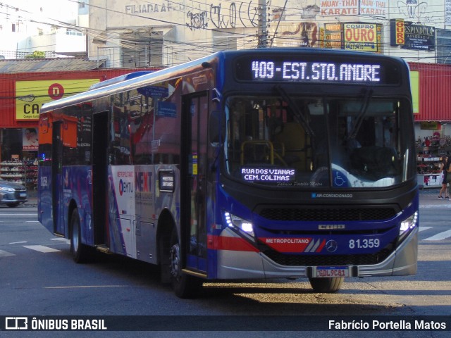 Next Mobilidade - ABC Sistema de Transporte 81.359 na cidade de Santo André, São Paulo, Brasil, por Fabrício Portella Matos. ID da foto: 12072535.