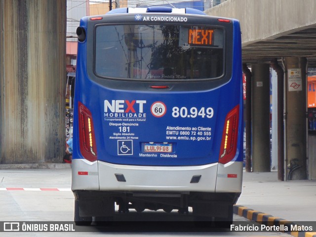 Next Mobilidade - ABC Sistema de Transporte 80.949 na cidade de Santo André, São Paulo, Brasil, por Fabrício Portella Matos. ID da foto: 12072600.