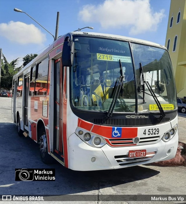 Allibus Transportes 4 5329 na cidade de São Paulo, São Paulo, Brasil, por Markus Bus Vip. ID da foto: 12072483.