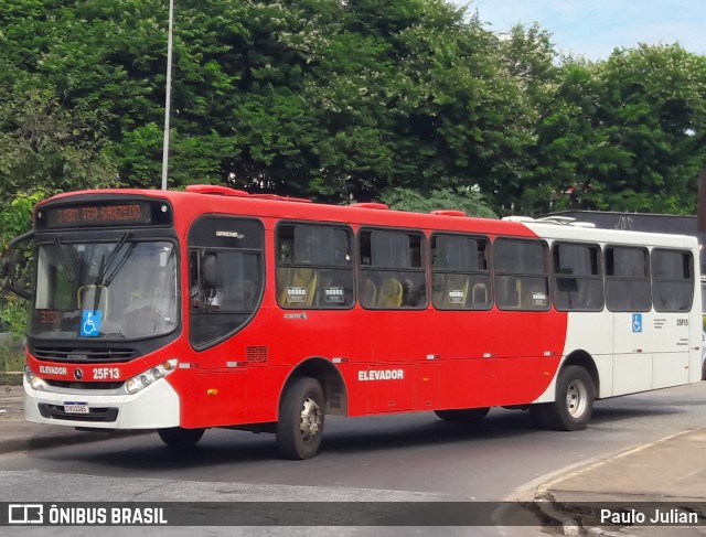 Companhia Coordenadas de Transportes 25F13 na cidade de Contagem, Minas Gerais, Brasil, por Paulo Julian. ID da foto: 12072677.