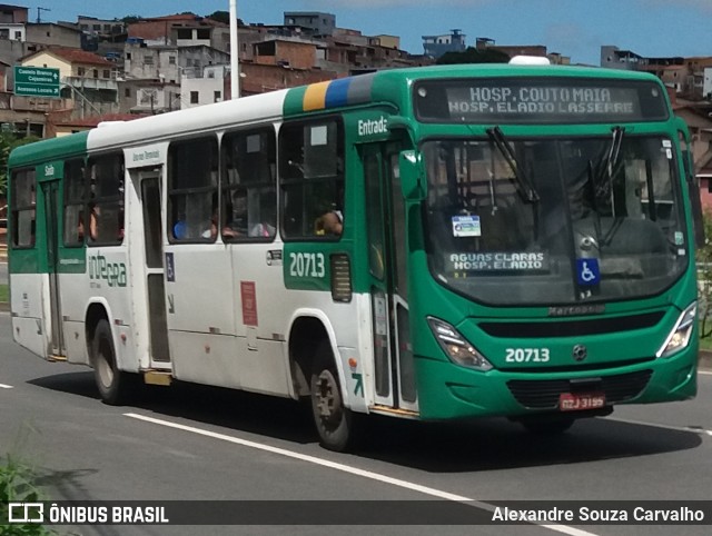 OT Trans - Ótima Salvador Transportes 20713 na cidade de Salvador, Bahia, Brasil, por Alexandre Souza Carvalho. ID da foto: 12071428.