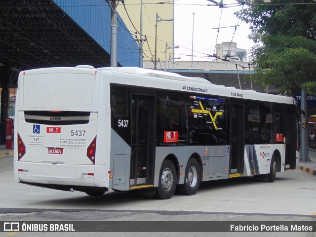 Next Mobilidade - ABC Sistema de Transporte 5437 na cidade de Santo André, São Paulo, Brasil, por Fabrício Portella Matos. ID da foto: 12072674.