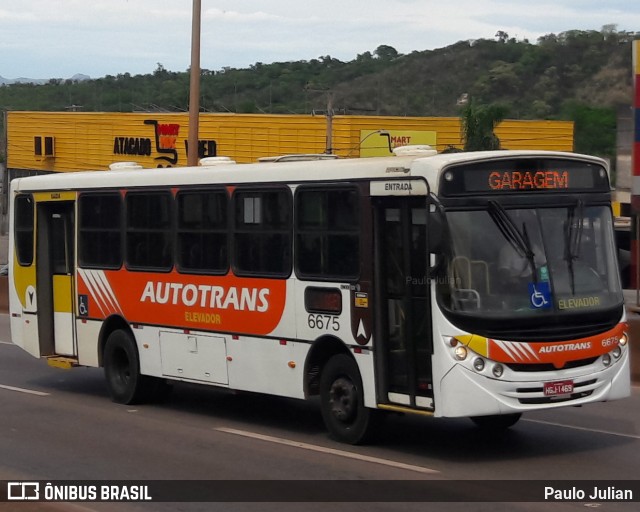 Autotrans > Turilessa 6675 na cidade de Betim, Minas Gerais, Brasil, por Paulo Julian. ID da foto: 12072764.