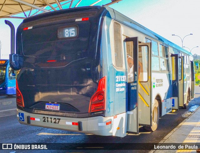 BH Leste Transportes > Nova Vista Transportes > TopBus Transportes 21127 na cidade de Belo Horizonte, Minas Gerais, Brasil, por Leonardo  de Paula. ID da foto: 12072061.