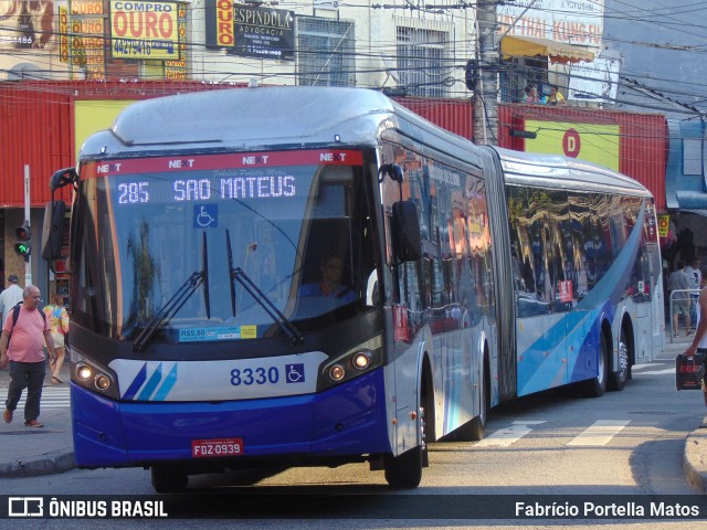 Next Mobilidade - ABC Sistema de Transporte 8330 na cidade de Santo André, São Paulo, Brasil, por Fabrício Portella Matos. ID da foto: 12072304.