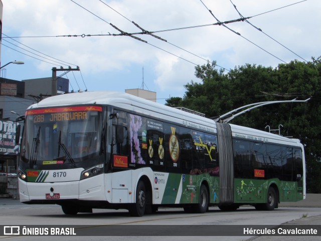 Metra - Sistema Metropolitano de Transporte 8170 na cidade de São Bernardo do Campo, São Paulo, Brasil, por Hércules Cavalcante. ID da foto: 12071882.