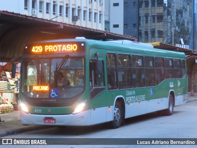 VAP - Viação Alto Petrópolis 4511 na cidade de Porto Alegre, Rio Grande do Sul, Brasil, por Lucas Adriano Bernardino. ID da foto: 12071533.