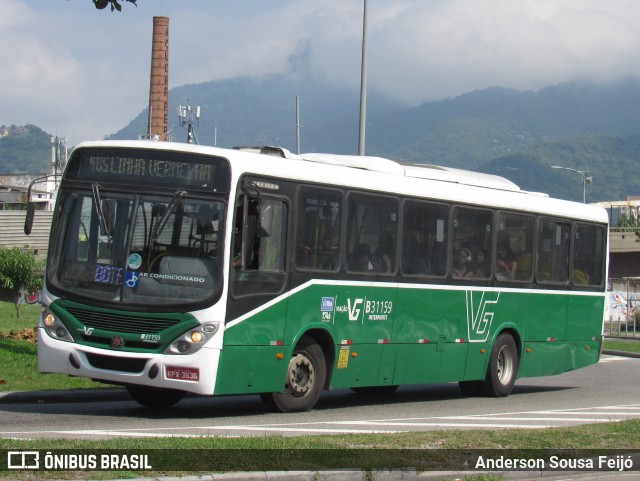 Viação VG B31159 na cidade de Rio de Janeiro, Rio de Janeiro, Brasil, por Anderson Sousa Feijó. ID da foto: 12071799.