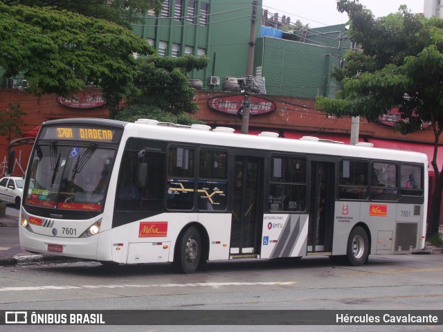 Metra - Sistema Metropolitano de Transporte 7601 na cidade de Diadema, São Paulo, Brasil, por Hércules Cavalcante. ID da foto: 12071860.