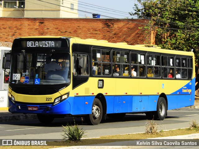 Trancid - Transporte Cidade de Divinópolis 227 na cidade de Divinópolis, Minas Gerais, Brasil, por Kelvin Silva Caovila Santos. ID da foto: 12071297.