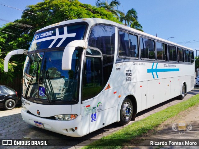 TCA Transporte e Turismo 6430 na cidade de Guaratuba, Paraná, Brasil, por Ricardo Fontes Moro. ID da foto: 12071277.